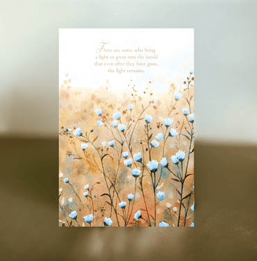 Pictura Little Blossoms sympathy card with floral design, suitable for expressing condolences and sympathy.