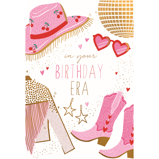 Cowboy Icons birthday card by Pictura featuring playful cowboy illustrations on an everyday card design.