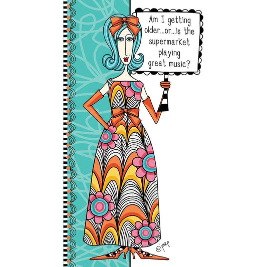 Pictura Dolly Mamas supermarket birthday card from the Everyday Cards collection featuring colorful cartoon characters.