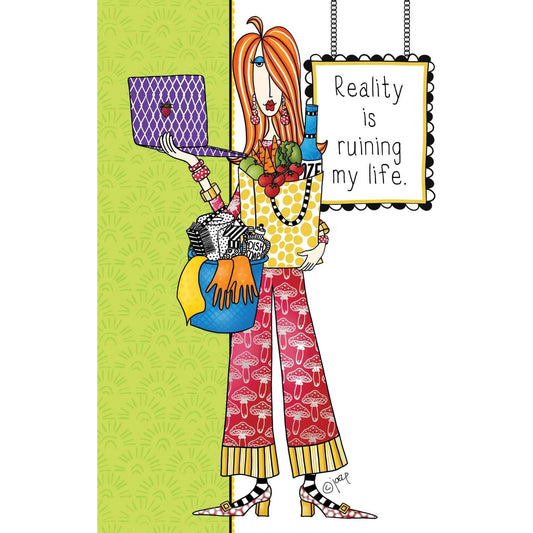 Pictura Ruining My Life birthday card featuring playful Dolly Mamas design, suitable for everyday greeting occasions.