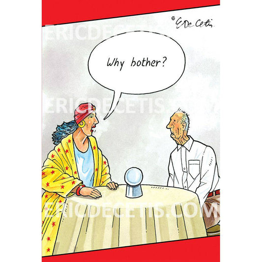 Eric Decetis birthday card from Pictura's Everyday Cards collection featuring humorous artwork with colorful illustrations.