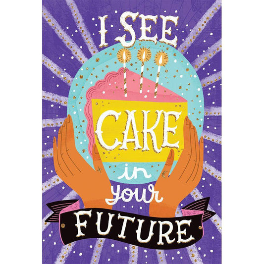 Pictura Cake In The Future birthday card featuring colorful cake illustration on a cheerful everyday card.