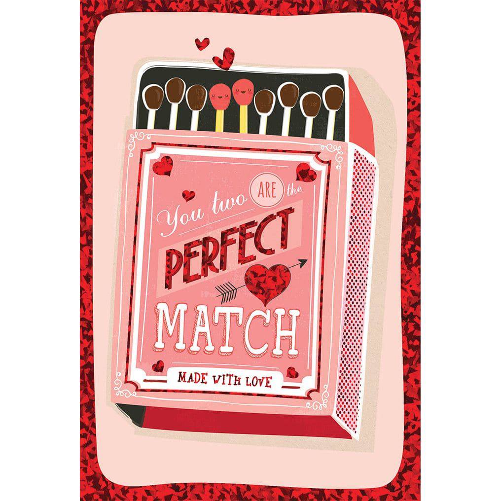 Pictura Perfect Match Anniversary Card from the Everyday Cards collection, featuring a romantic design on white cardstock.