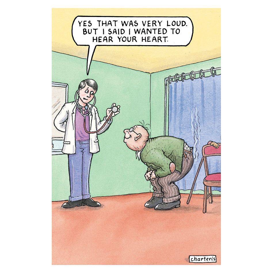 Funny birthday card featuring a humorous fart joke design by Pictura from the Everyday Cards collection.