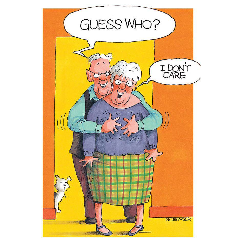 Pictura Guess Who anniversary card from the Everyday Cards collection, featuring colorful playful design and greeting message.