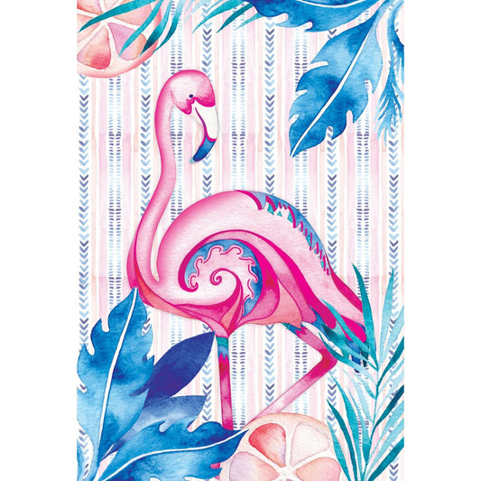 Colorful flamingo birthday card from Pictura's Everyday Cards collection, featuring vibrant flamingo illustration on white background.