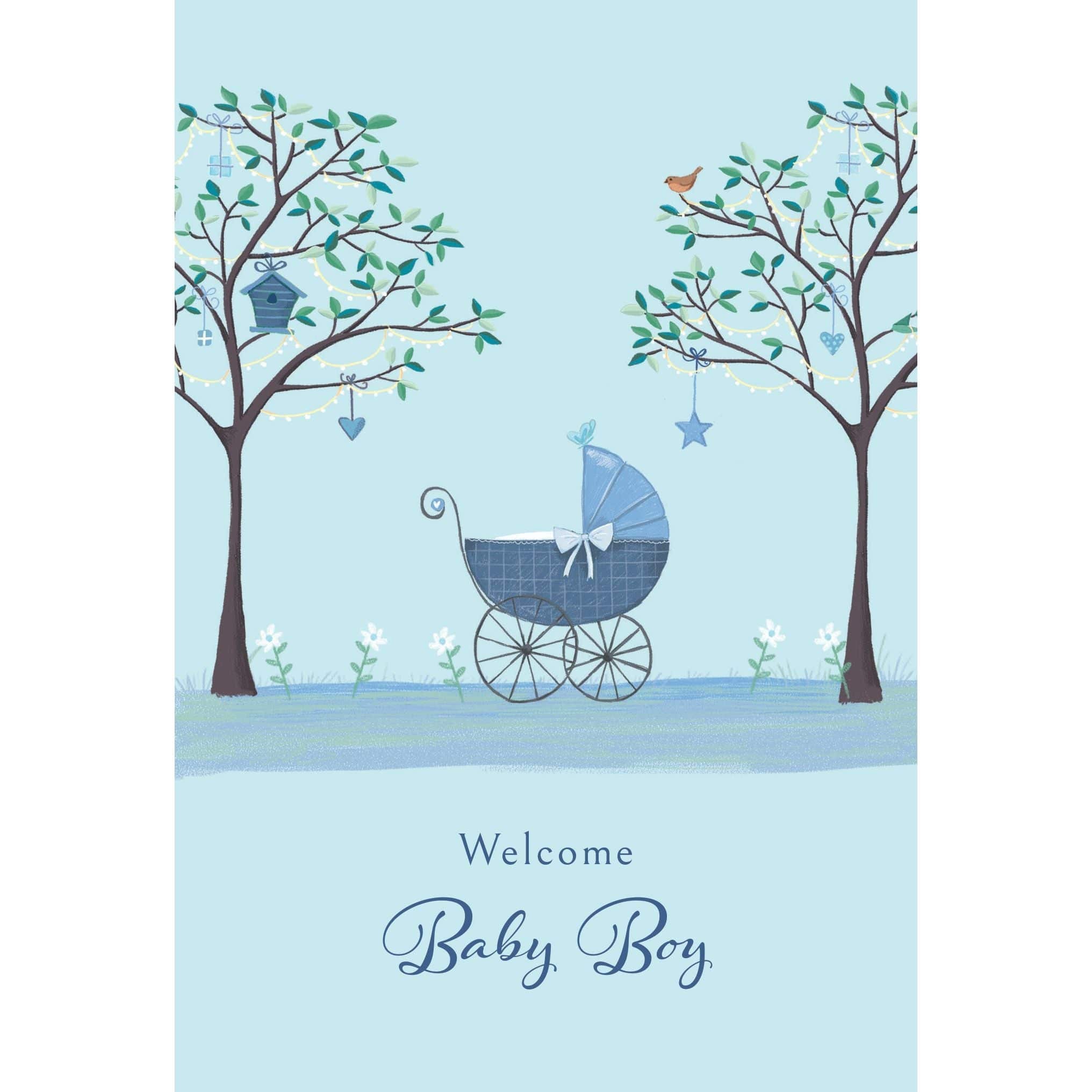 Pictura Carriage Baby Boy Card from the Everyday Cards collection, featuring a charming carriage design for newborn celebrations.