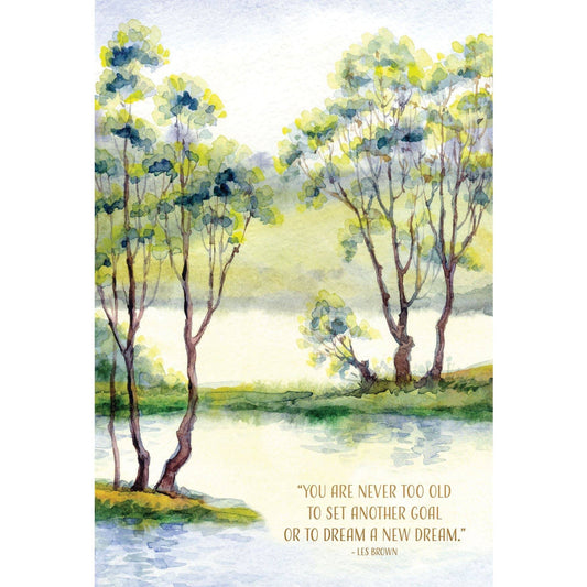 Pictura Two Trees birthday card featuring a simple, elegant design with two stylized trees on an everyday greeting card.