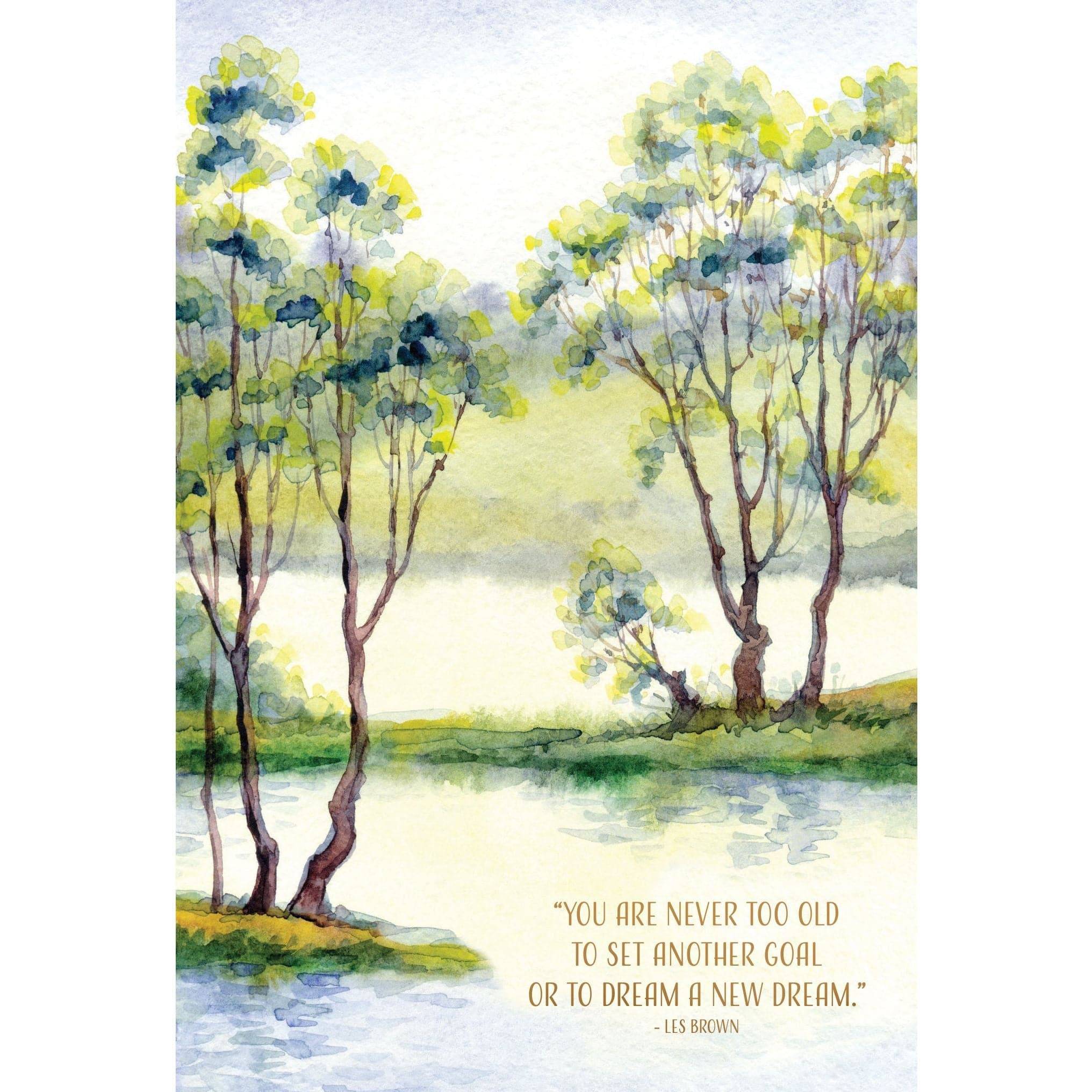 Pictura Two Trees birthday card featuring a simple, elegant design with two stylized trees on an everyday greeting card.