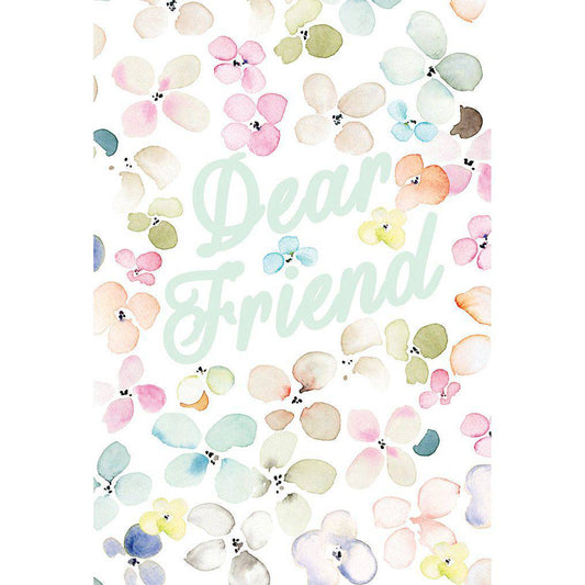 Watercolor Petals Friendship Card by Pictura, featuring delicate floral artwork on an everyday greeting card.