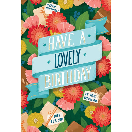Pictura Lovely Birthday Card featuring colorful floral design and cheerful message, perfect for celebrating special days.