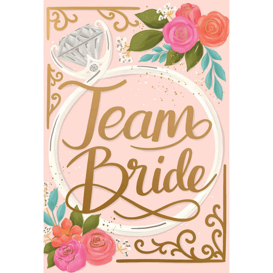 Pictura Team Bride Wedding Shower themed everyday cards with colorful designs and playful wedding celebration graphics.