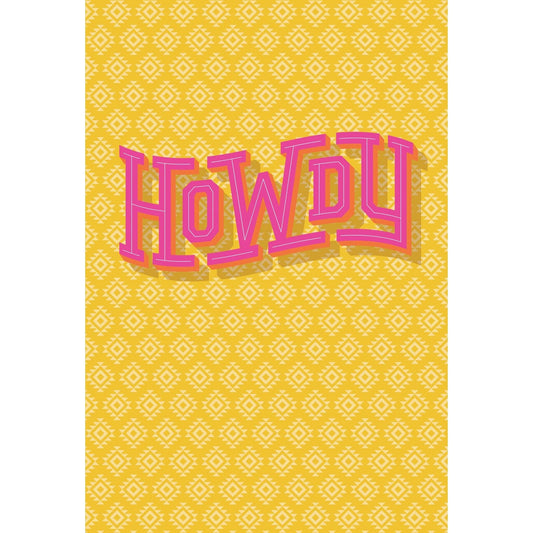 Pictura Howdy blank note card from the Everyday Cards collection, featuring a simple, versatile design for personalized messages.