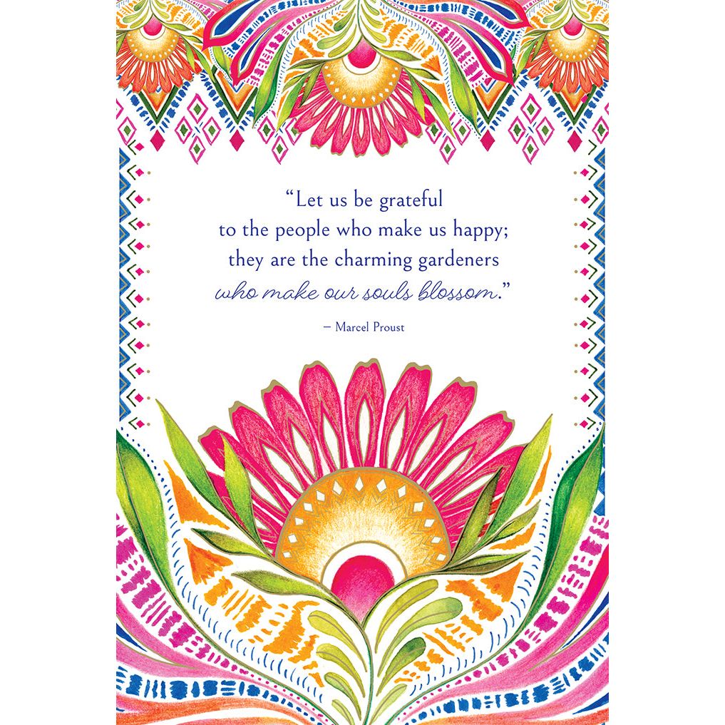 Flower Rise Birthday Card Friend