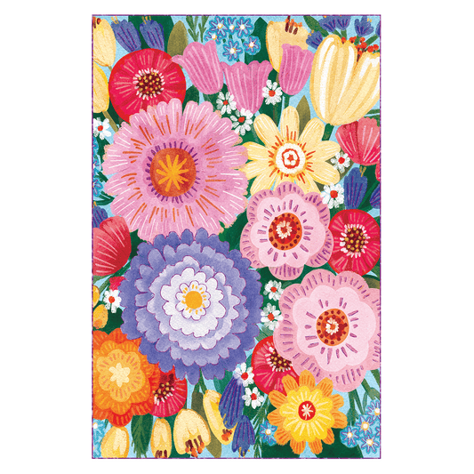 Colorful floral abundance birthday card from Cardmore featuring vibrant flowers and cheerful design, perfect for celebrating.