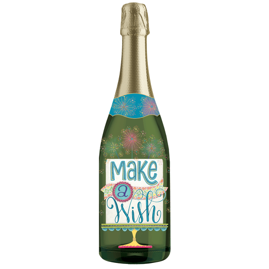 Pictura champagne sound card featuring a sparkler cake for birthday celebrations with sparkling candle and festive design.
