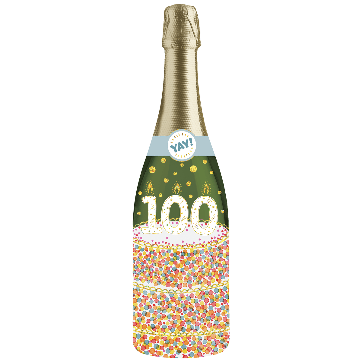 Pictura Age 100 Champagne Sound Card featuring elegant champagne-themed design and high-quality audio capabilities.