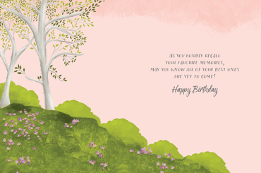 From Me To You birthday greeting card by Pictura with colorful floral design and heartfelt message inside.