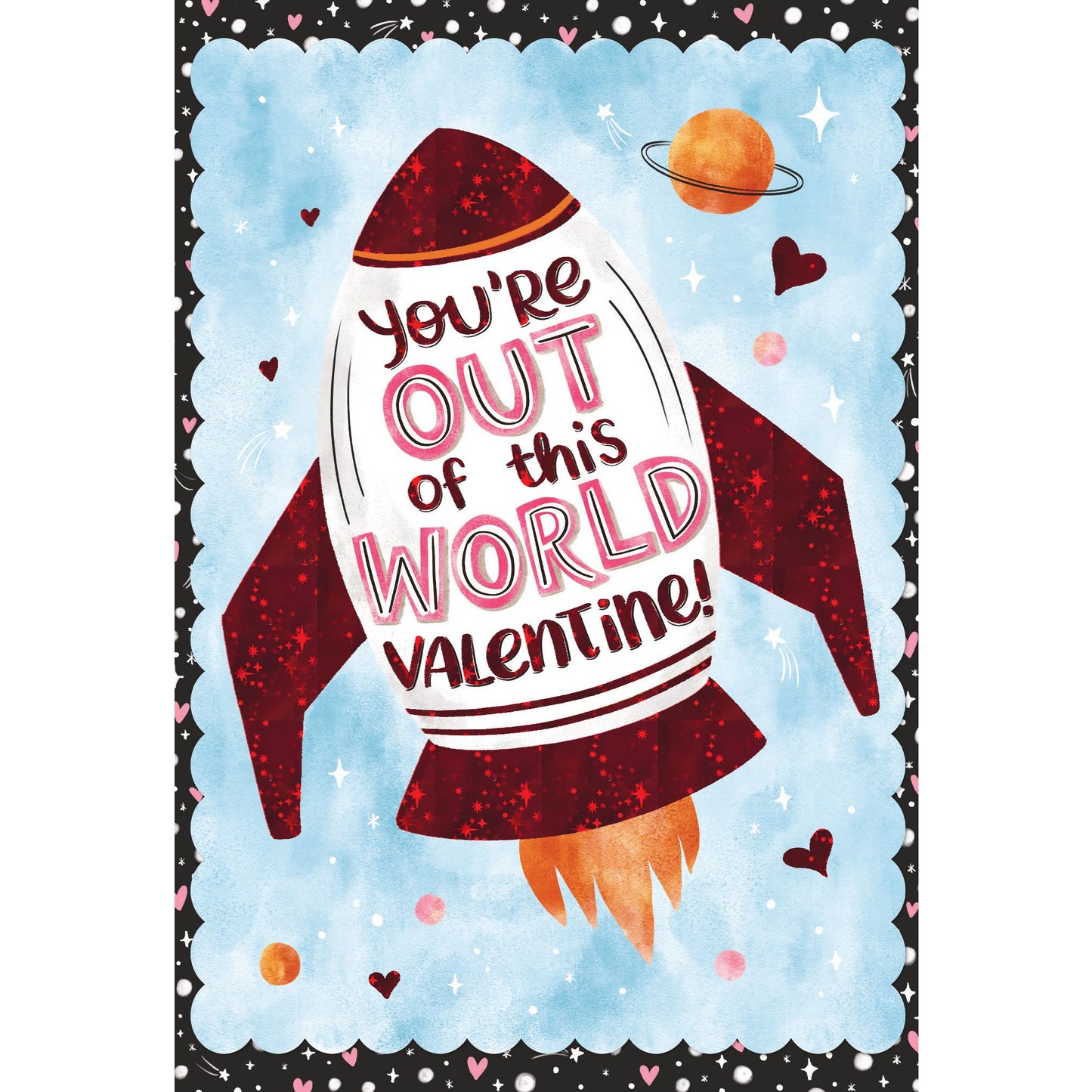 Out of this world Valentine's Day Card