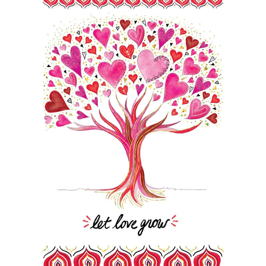 Pictura Love Tree Valentine's Day card featuring a romantic tree illustration, perfect for expressing love on Valentine's Day.