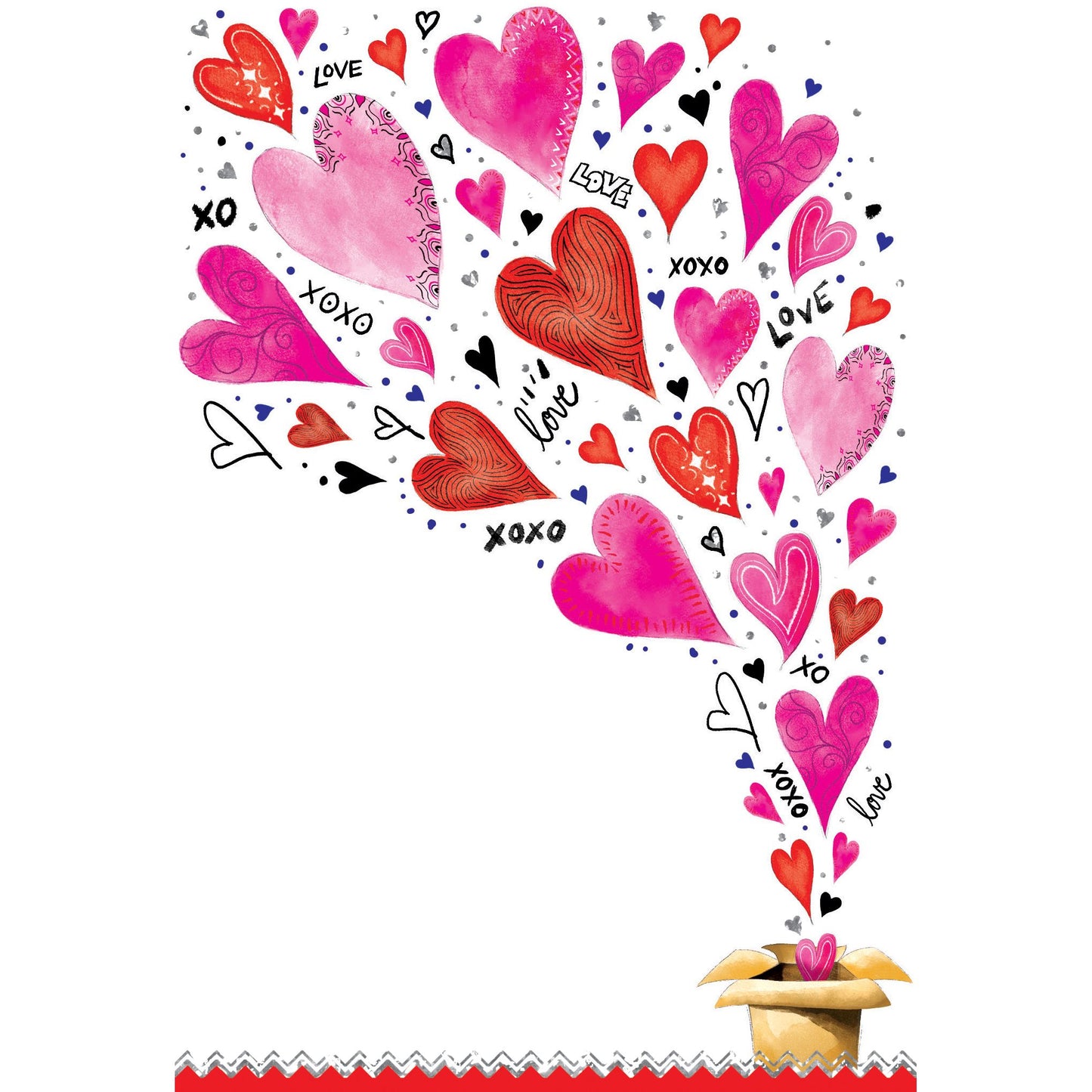 Spreading Love Valentine's Day Card