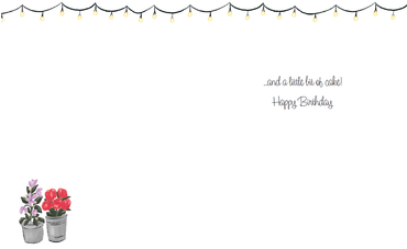 Frosted Candles Birthday Card by Pictura, an elegant everyday greeting card with frosted candle design for birthdays.