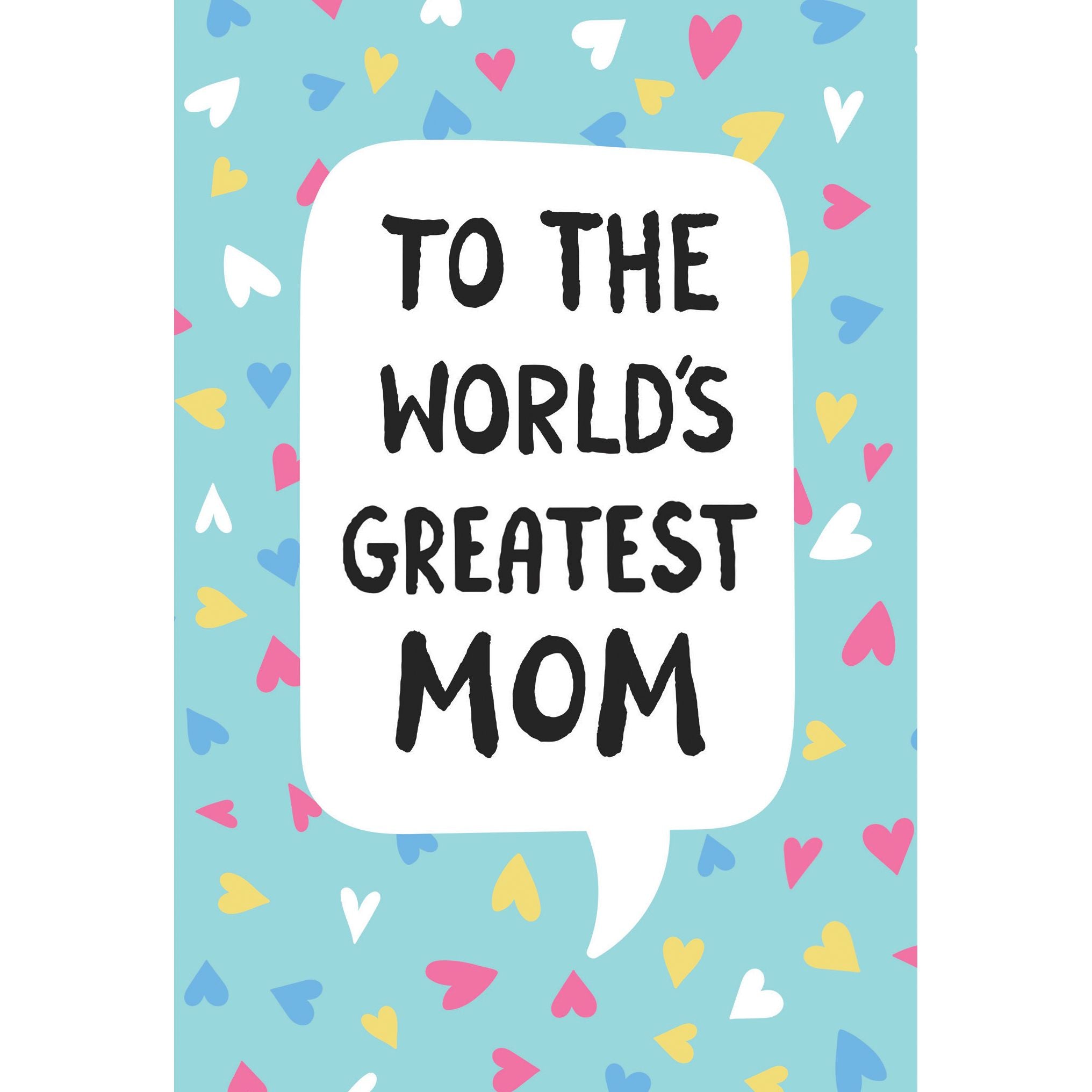 Pictura World's Greatest Mom Mother's Day card with colorful floral design and heartfelt message, perfect for celebrating moms.