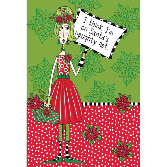 Pictura Naughty List Christmas Card featuring festive holiday design with playful holiday-themed artwork.