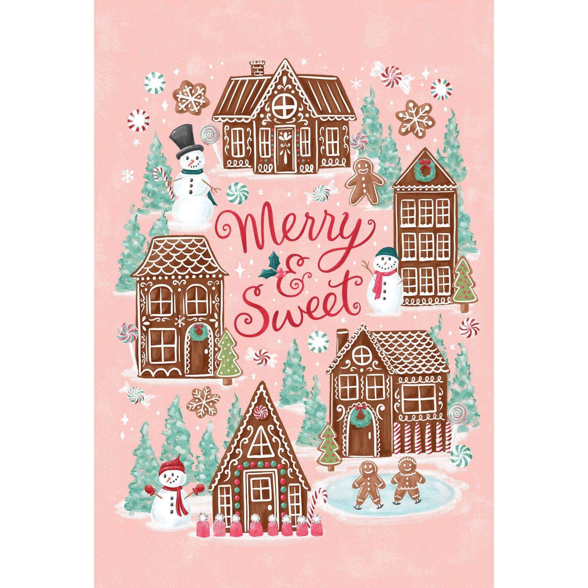 Pictura Merry & Sweet Christmas Card for sister with festive holiday design and cheerful seasonal imagery.
