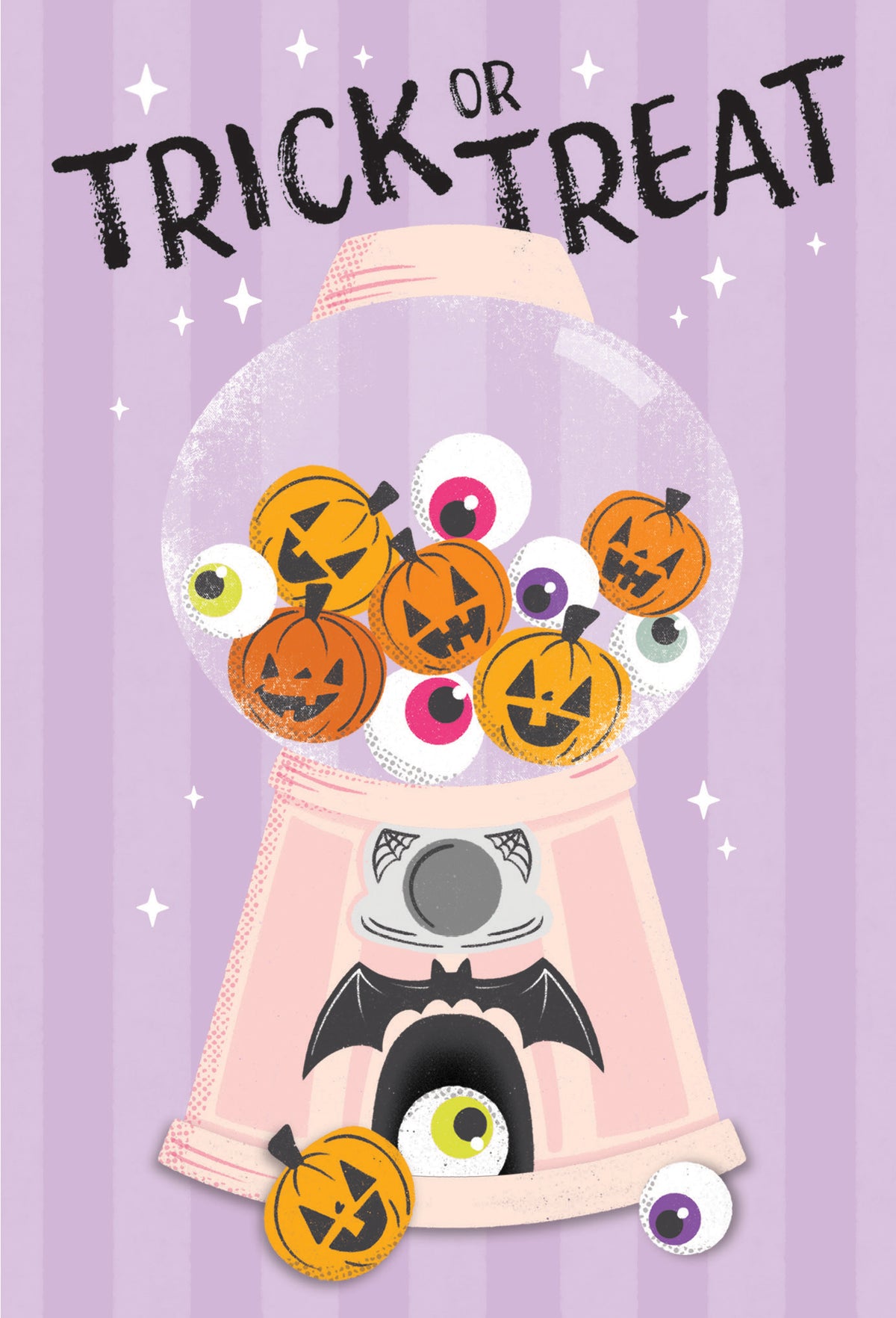 Spooky Treat Machine Halloween Card