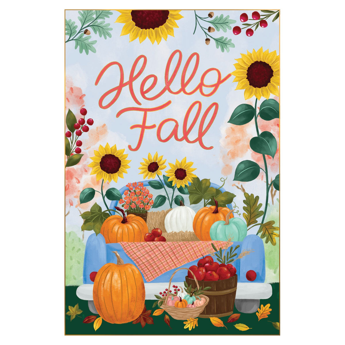 Hello Fall Thanksgiving Card