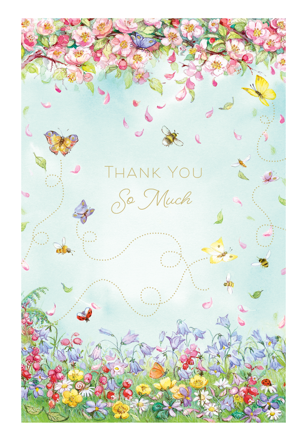Butterfly & Floral Boxed Thank You Notes Lisi Martin