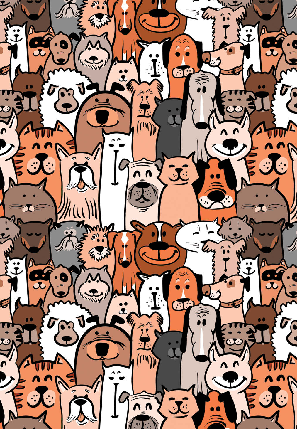 Pictura boxed notes with blank cards featuring dog-themed illustrations for personalized stationery or greeting cards.