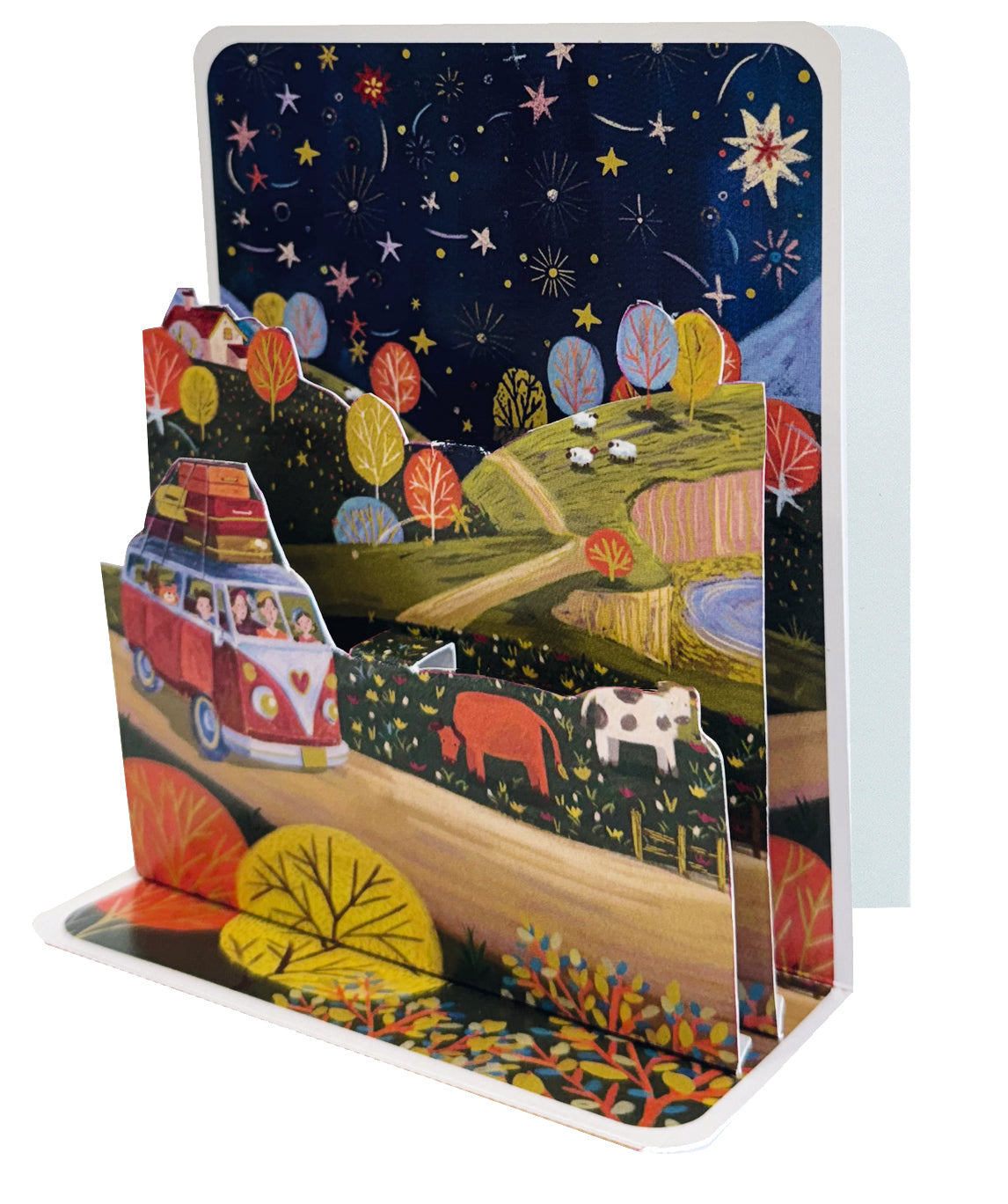 Van Ride Small Pop Up Card