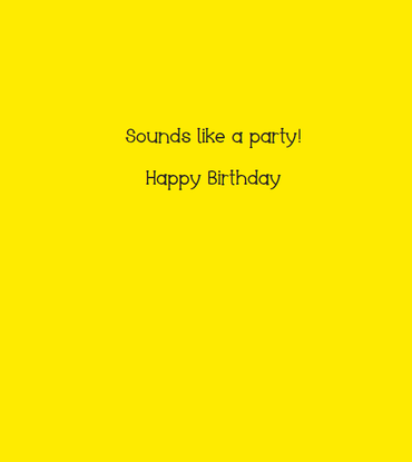 Front of Pictura Glaucoma Birthday Card by Eric Decetis featuring colorful abstract artwork on a greeting card for special occasions.