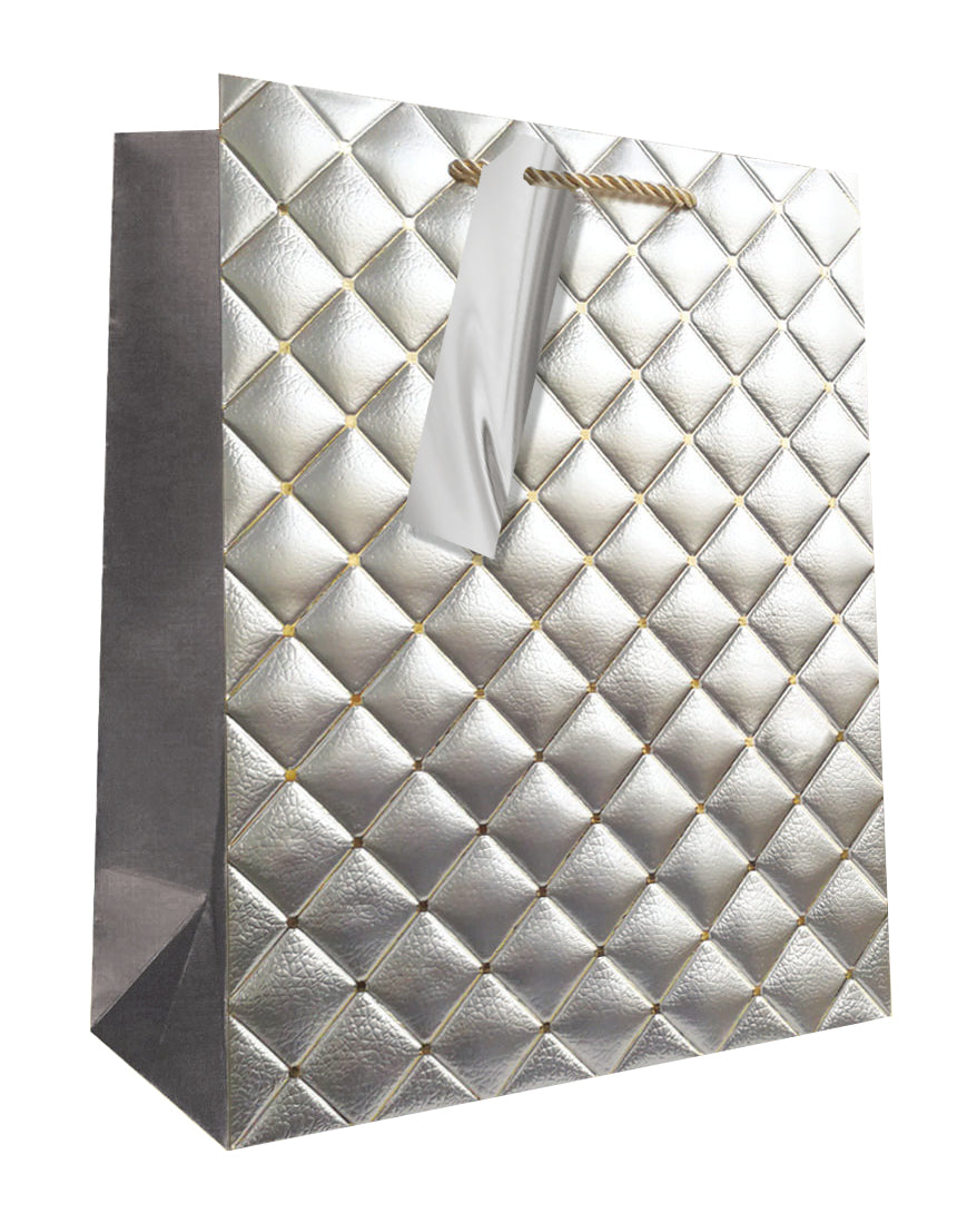 Large Gift Bags - Silv Quilt