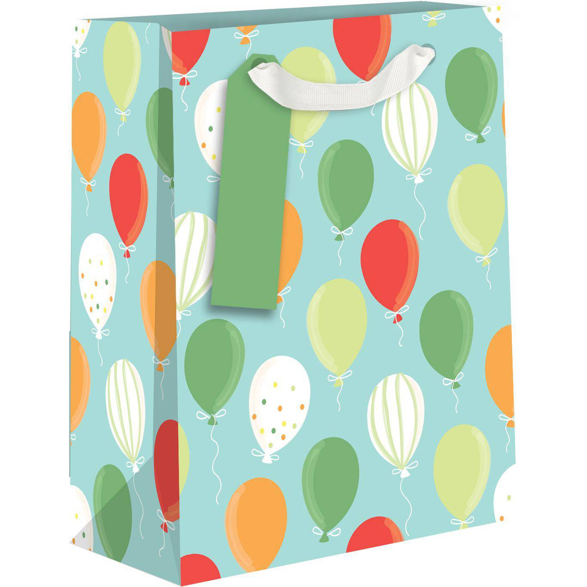 Large Pictura gift bag featuring colorful balloon illustrations for festive occasions.
