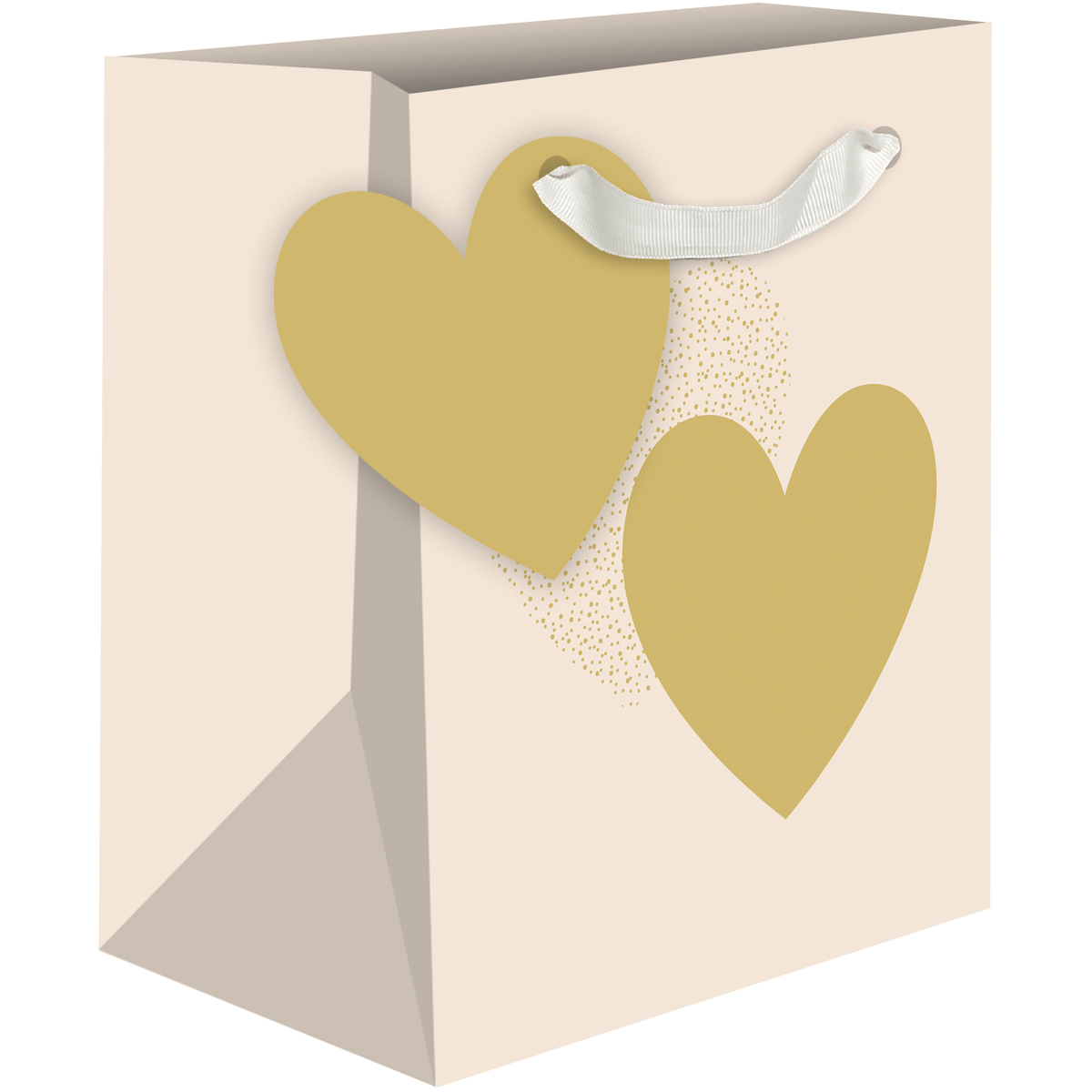 Small AB PICTURA Pictura gift bags with two heart designs, perfect for presenting small gifts or favors.