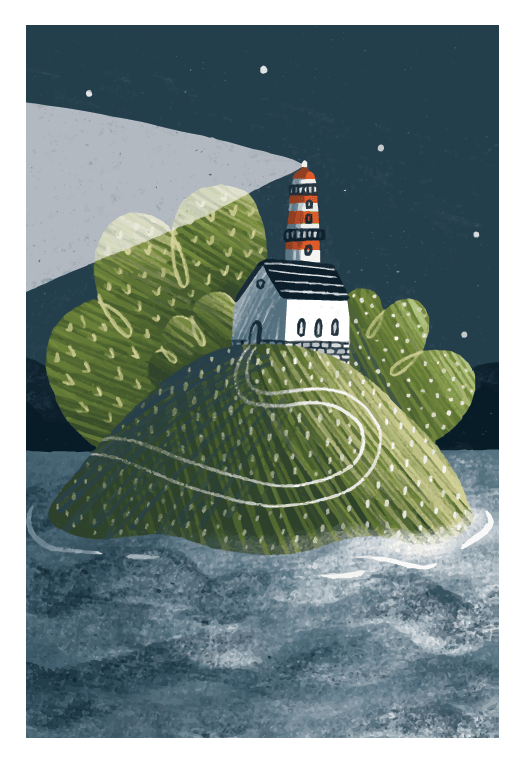 Pictura Lighthouse Smart Cloth in a pouch, a reusable cleaning cloth designed for screens and electronics.