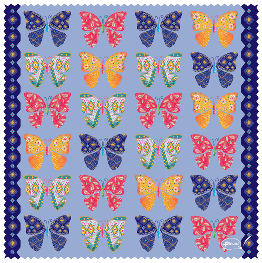 Pictura Butterflies Smart Cloth showing a colorful fabric with butterfly patterns, ideal for cleaning or decorative use.