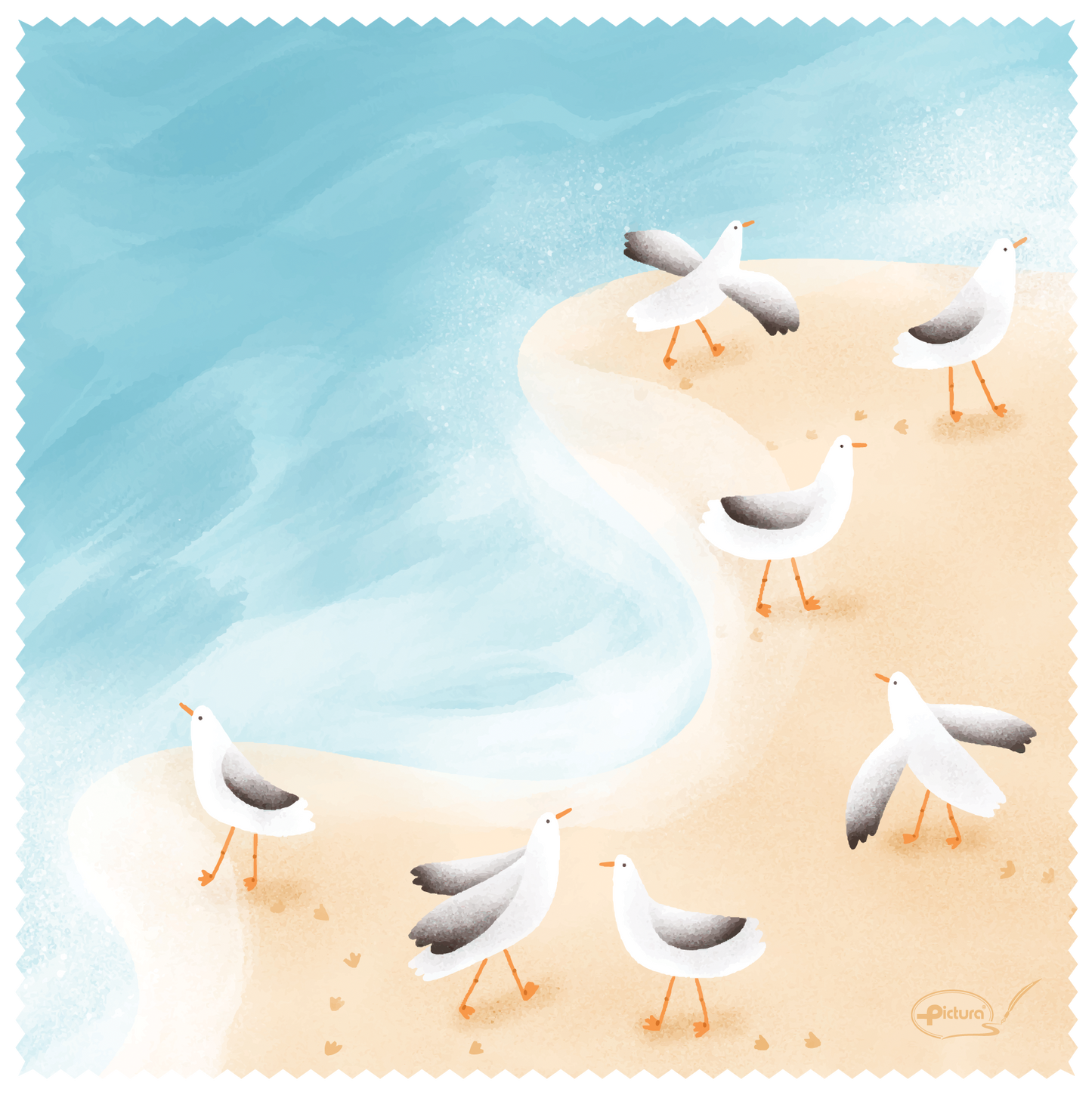 Smart Cloth - Seagulls