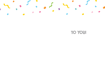 Pictura Happiest Birthday greeting card with colorful birthday cake illustration and cheerful design for celebration.