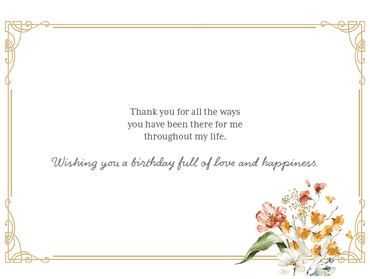 Pictura Special Aunt Birthday Card featuring colorful floral design, suitable for celebrating aunt's birthday with heartfelt message.