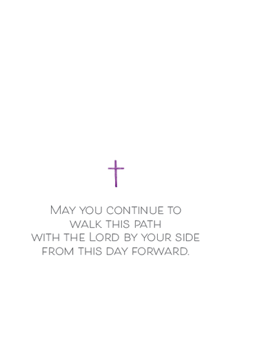 Pictura Spring Church Confirmation Money Holder Card featuring floral design and space for gift or message, suitable for religious celebrations.