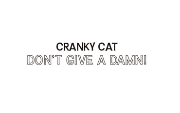 Funny Cranky Cat birthday card from Pictura, featuring humorous cat illustration on an everyday greeting card.