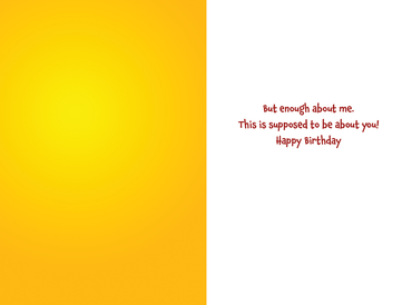 Bright and humorous Pictura birthday card featuring colorful, attractive design with funny message for celebrating special occasions.
