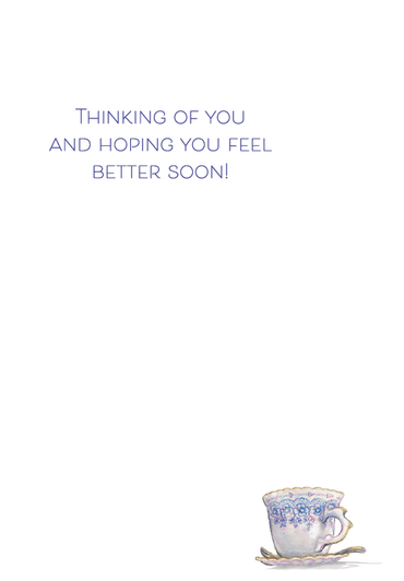 Pictura Tiny Friends Get Well Card featuring cute illustrated animals, designed as an everyday greeting card for well wishes.