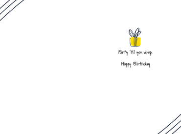 Cute Sleepy Puppy birthday card by Pictura, featuring adorable puppy illustration on an everyday greeting card.