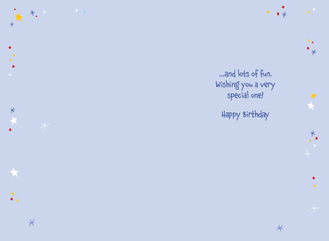 Pictura Magical Birthday Card featuring colorful magical-themed illustrations, ideal for celebrating birthdays with a whimsical touch.