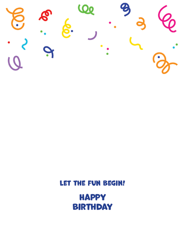 Colorful Pictura Party Time Dog Birthday Card with cheerful dog illustration on an everyday card background.